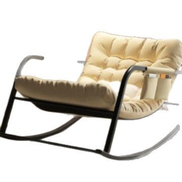 Silla de mecedora para dos personas, silla de reclinación para adultos, balcón, sala de estar casera, sofá perezoso, red, silla de relajación de lujo ligera