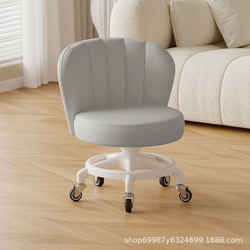 Rueda universal anti-rollback pequeña polea taburete baja silla respaldada para el hogar con un niño banco redondo rueda de correa rueda silenciosa