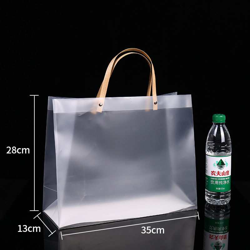 Bolsa de plástico transparente PP personalizada bolsas de regalo dulces de boda con bolsas de regalo personalizadas