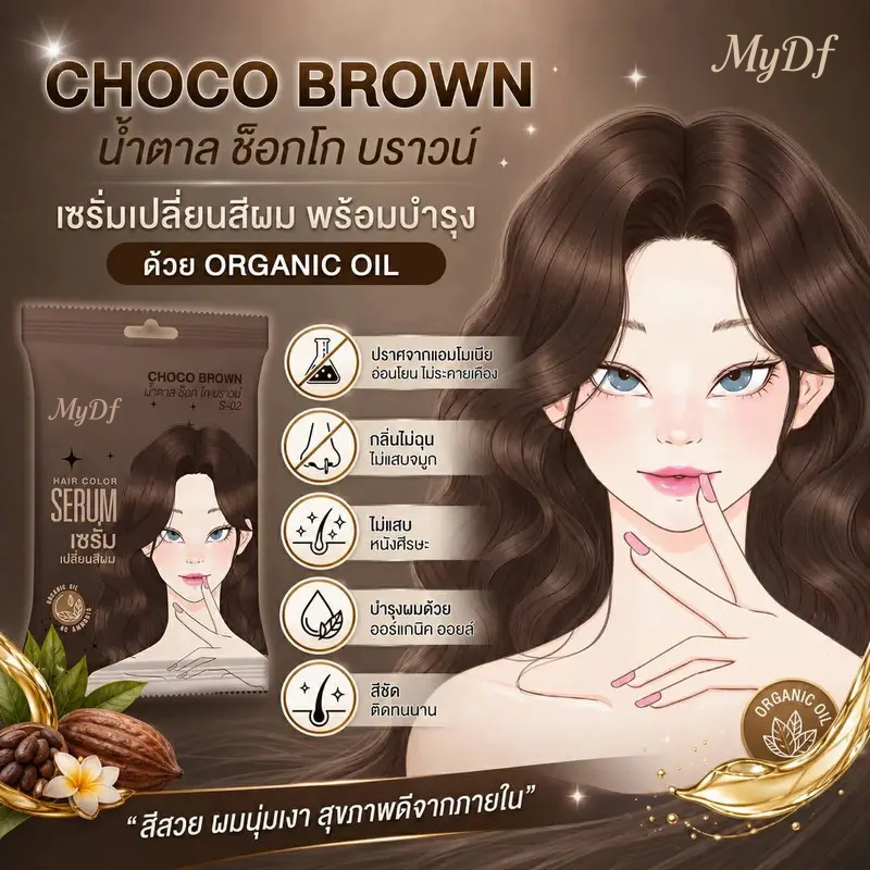 Cross-border small bag of plant-based hair dye, hair coloring essence, no bleaching required, for at-home use, available in black and brown shades, customizable