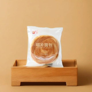 三晟唱片面包100g营养早餐代餐饱腹手撕原味红豆味面包工厂批发