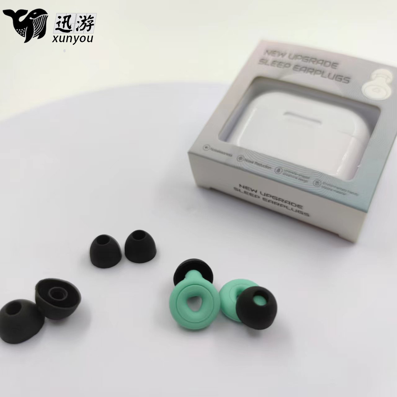 [Venta caliente transfronteriza tapones para los oídos de reducción de ruido] tapones para los oídos de silicona para dormir insonorizados Amazon caliente en stock al por mayor