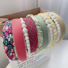 Sponge headband from pearl, universal set to go out for face washing, wholesale