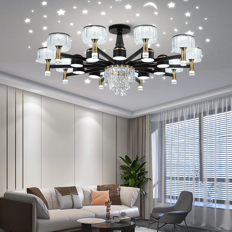 北欧吊灯2024新款星空投影客厅灯现代简约大气餐厅卧室灯全屋套餐 - Buy from 1688 via JTL Global