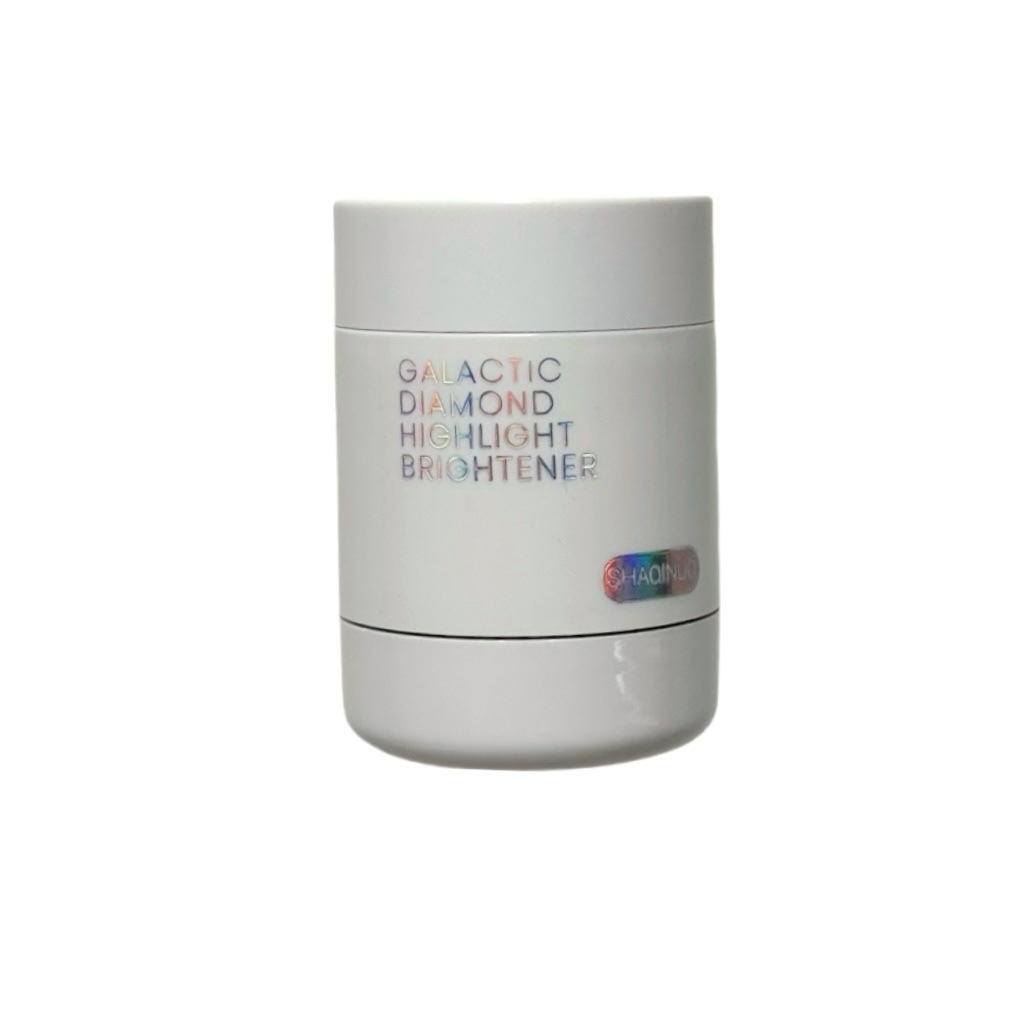 Iluminador Líquido SHAQINUO Galaxy Star Diamond para Realzar y Contornear, Maquillaje Brillante Natural 3D para Rostro y Clavícula