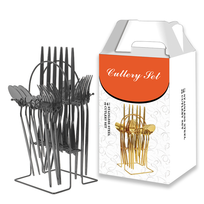 D타입 [행거] 블랙 24점 세트