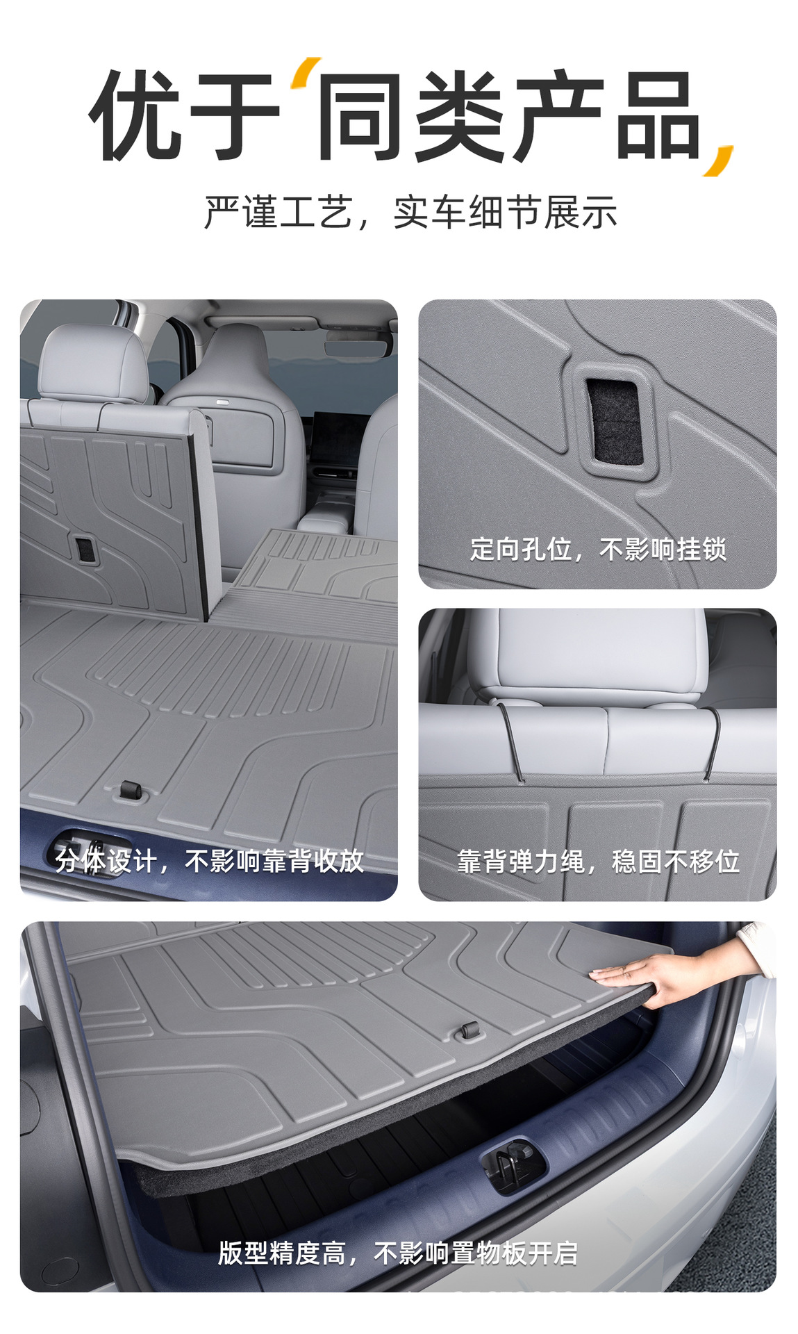 Suitable for Leapmotor A10 trunk mat, 26 models of car-specific TPE car trunk mats