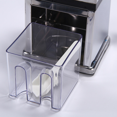 Stainless steel hand-cranked shaved ice machine manual fruit smoothie machine mini household small ice crusher continuous ice machine smoothie