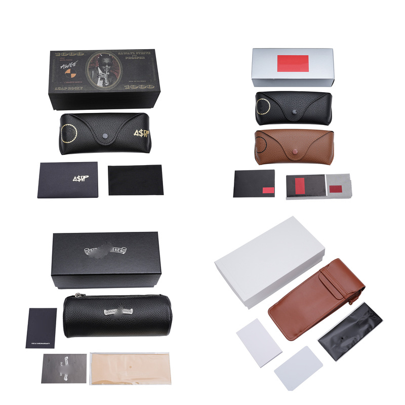 Cross-Border Ray Brand Eyeglass Case, Sunglasses Case, Anti-Pressure and Anti-Drop Eyeglass Case, High-End Eyeglass Storage