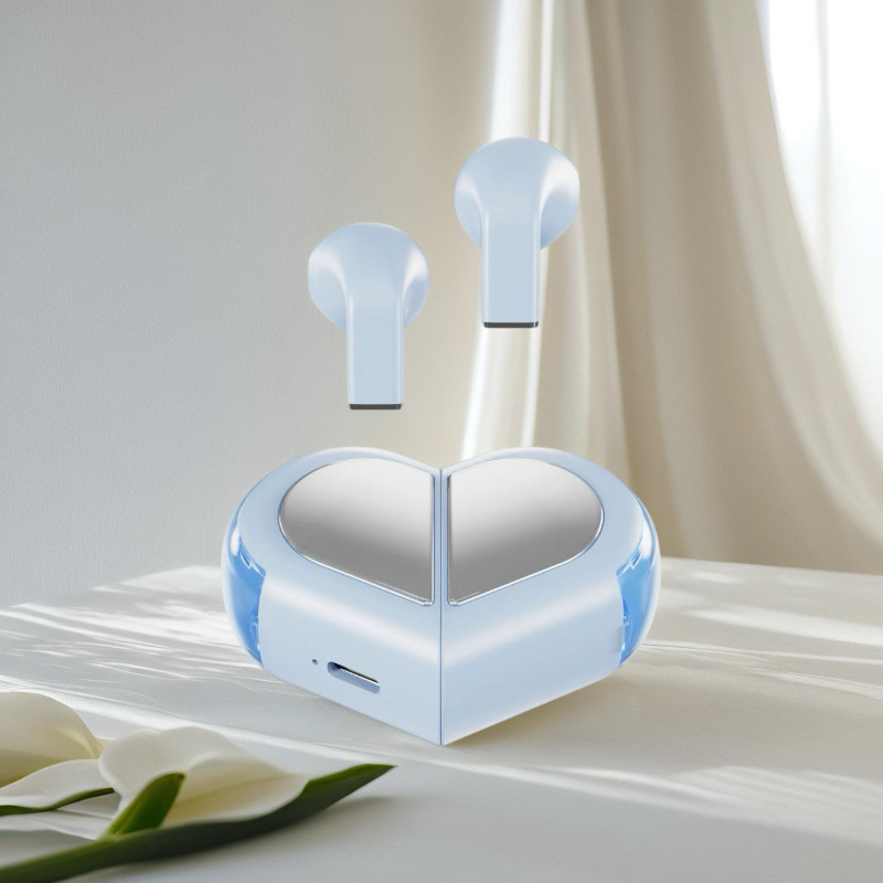 Cross-Border New Love Bluetooth Headset Creative Rotating Headset In-Ear Couple Mini High-Quality Wear Painless Cross-Border New Love Bluetooth Headset Creative Rotating Headset In-Ear Couple Mini High-Quality Wear Painless