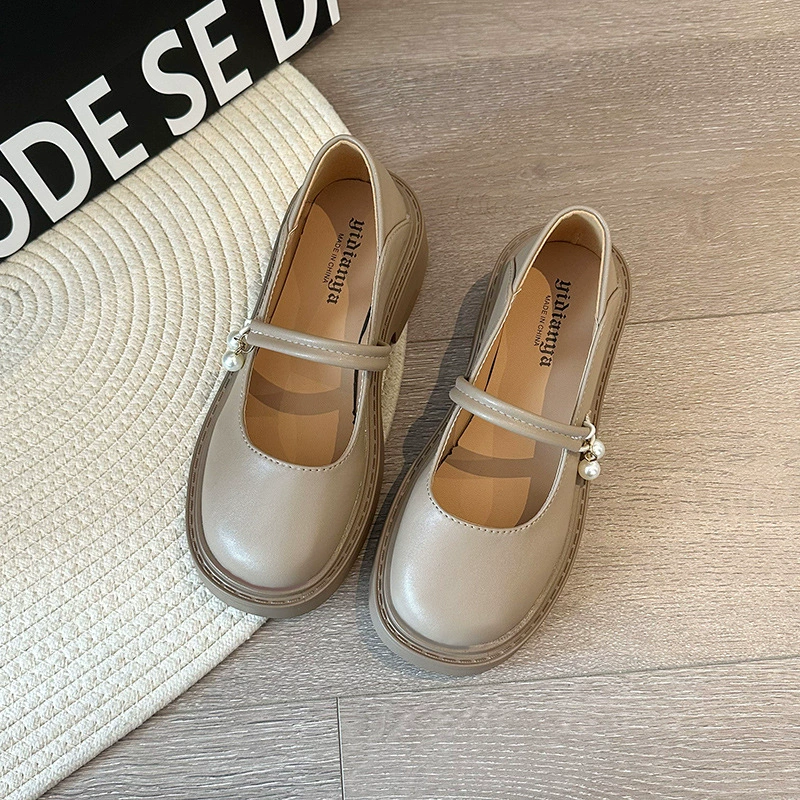 Женская обувь Mary Jen Британские кожаные туфли в британском стиле