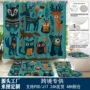 防霉定制干湿u型浴帘