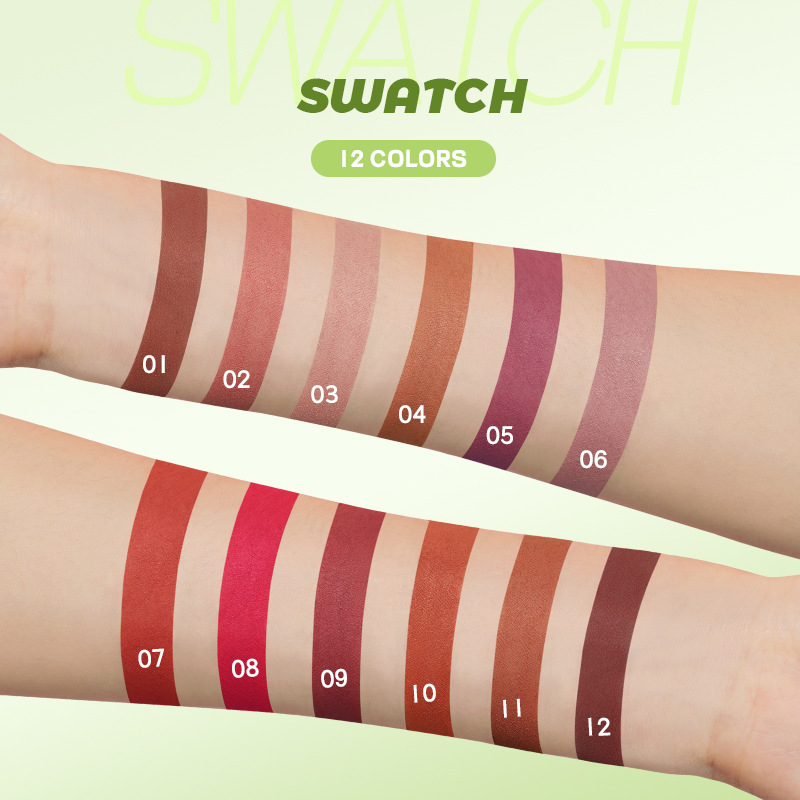 Matte Lip Gloss Liquid Lipstick European And American Velvet Bare Color Lip Gloss Lip Gloss_voghion.com