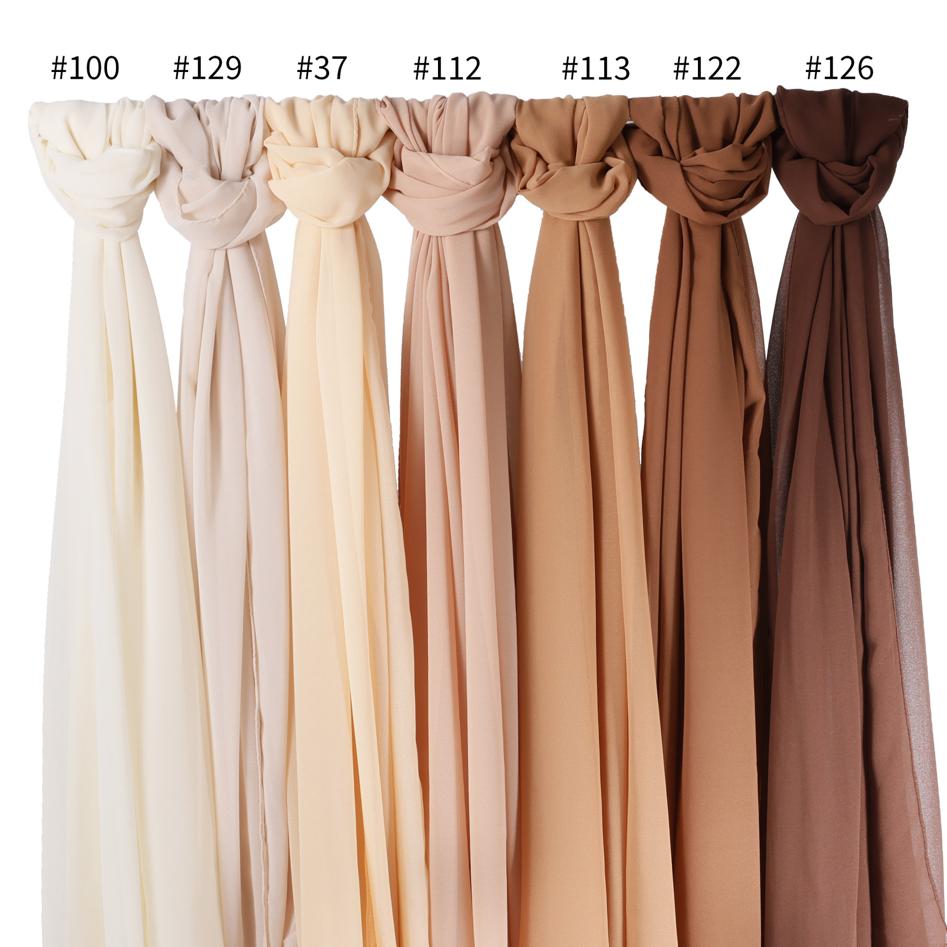 Pearl Chiffon Scarf for Women, High-Quality Windproof and Sandproof Headscarf, All-Season Shawl, Long Scarf, Shawl