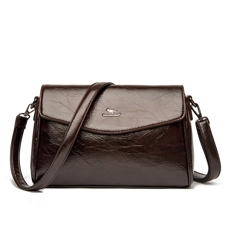 Borsa a tracolla in pelle lucida per donna borsa versatile_voghion.com