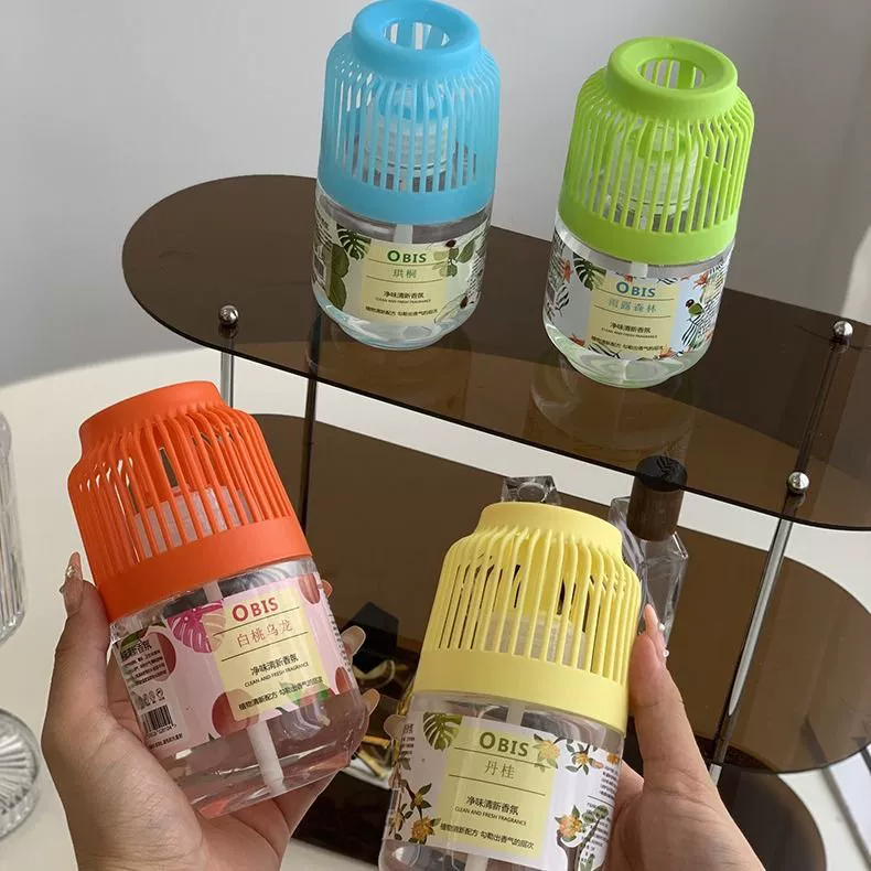 Ароматерапевтические благовония для дома, отеля, туалета, без огня, ароматизатор воздуха, маленькая клетка для птиц, белый персик, улун