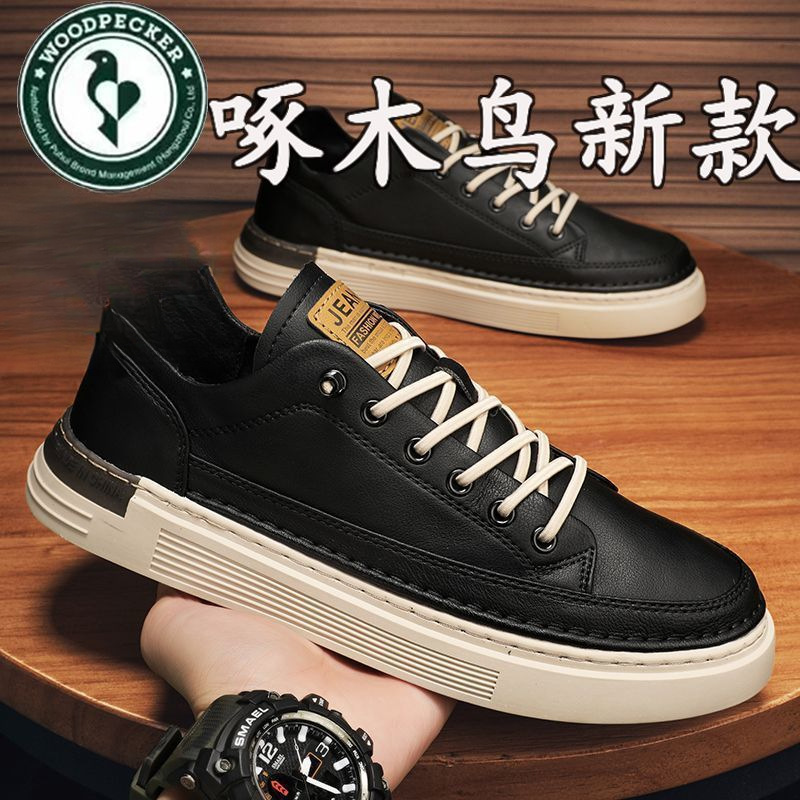 啄木鸟断码特价清仓男鞋男士鞋子春秋款软底2025新款软底透气鞋子