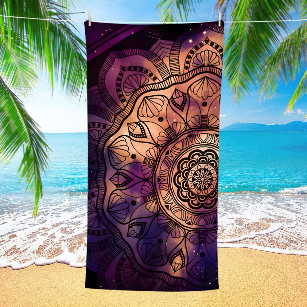Design beach towel for swimming for gym for yoga