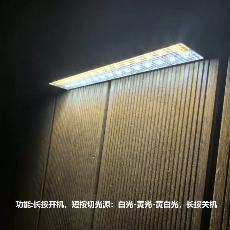 户外太阳能庭院灯天黑自动亮白暖光壁灯店招牌打光氛围洗墙灯批发