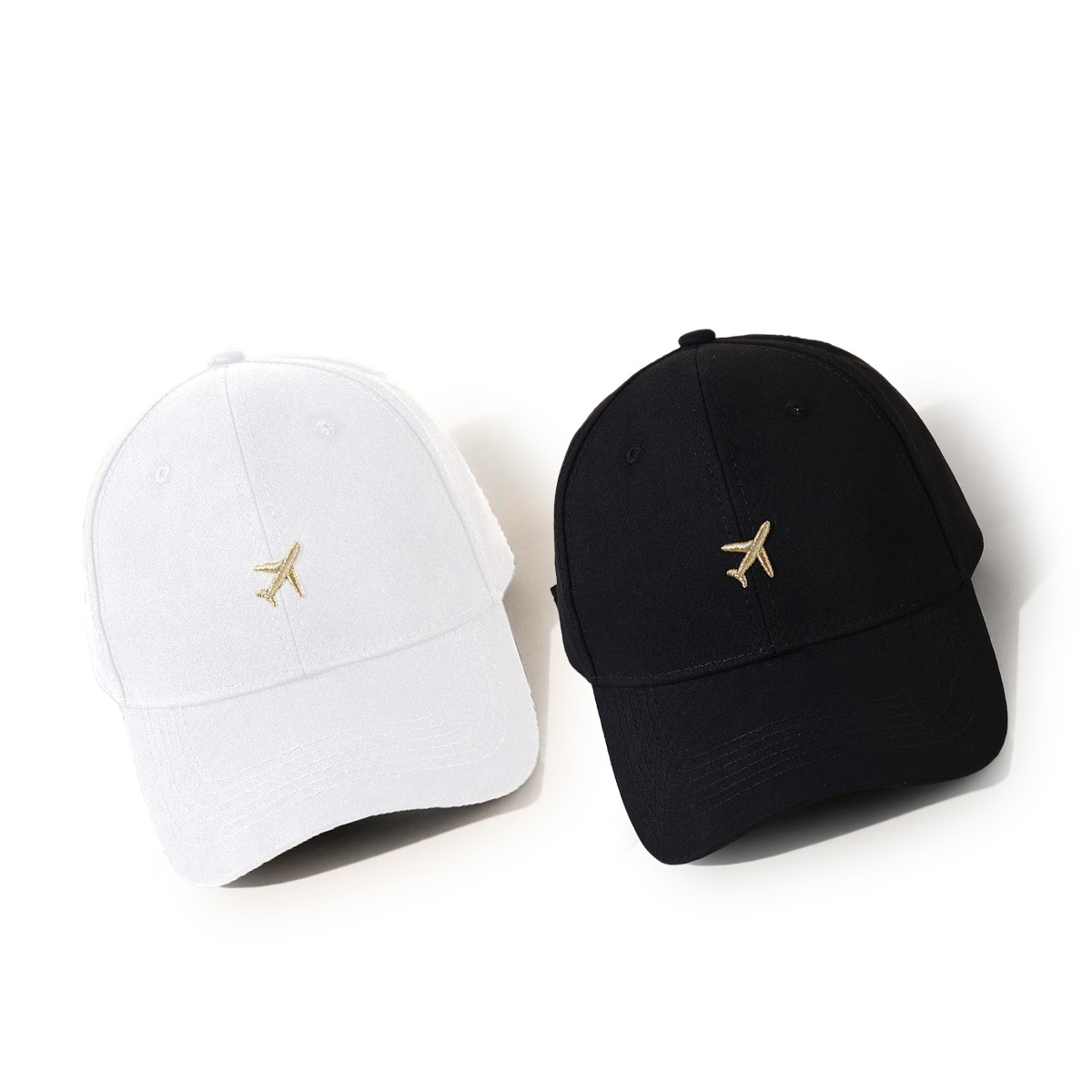 Hot Selling Hat Womens KoreanStyle Fashionable SunProof Embroidered Aircraft Baseball Cap Japanese Style FaceLooking Little Wild Peaked Cap Menpicture3