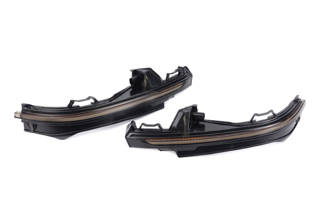Dynamic Smoked Black Rearview Mirror LED Turn Signal for Audi Q5 FY Q7 4M