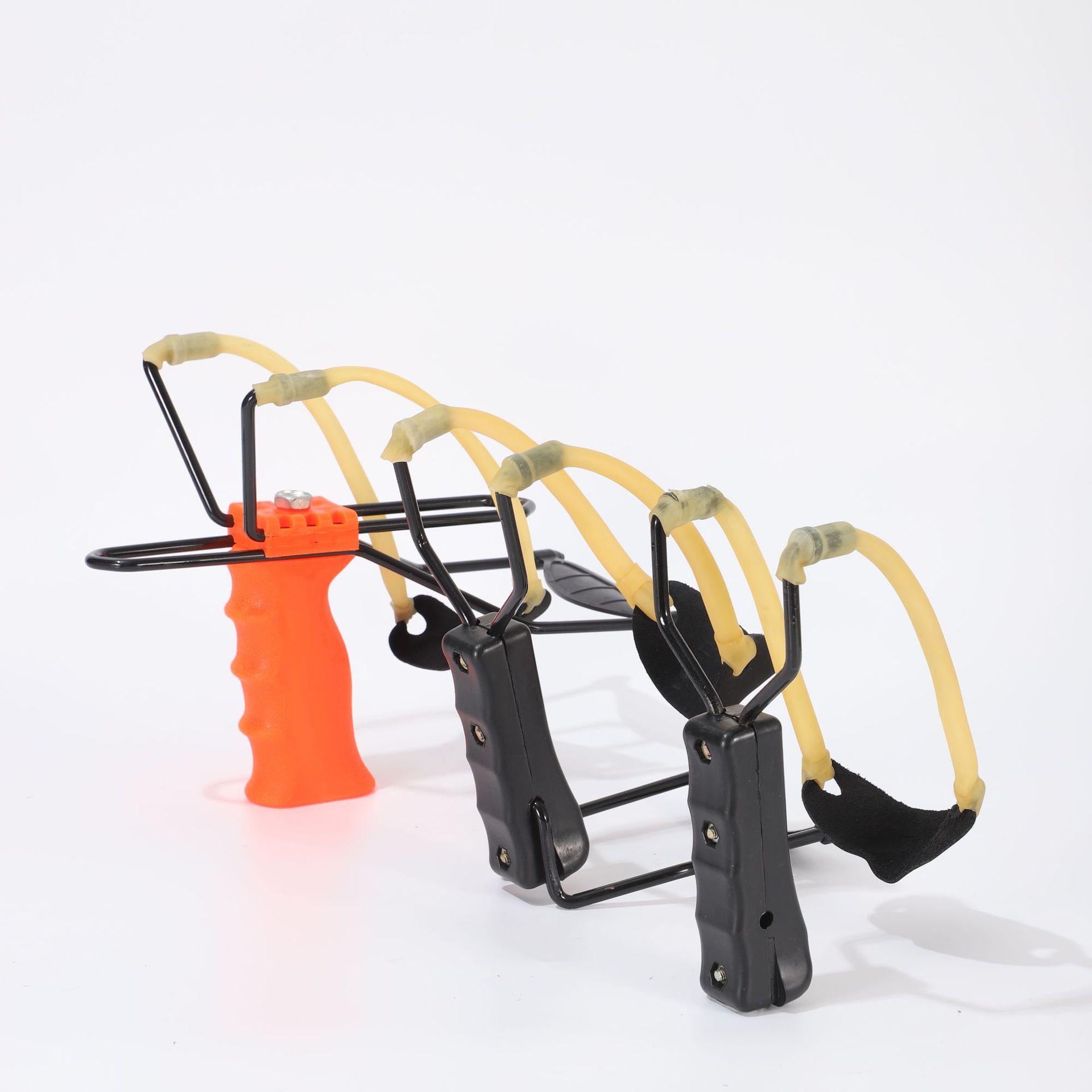 Manufacturer supply power assisted slingshot 7080 children's toy 2 yuan store supply adjustable bowl holder rubber band slingshot