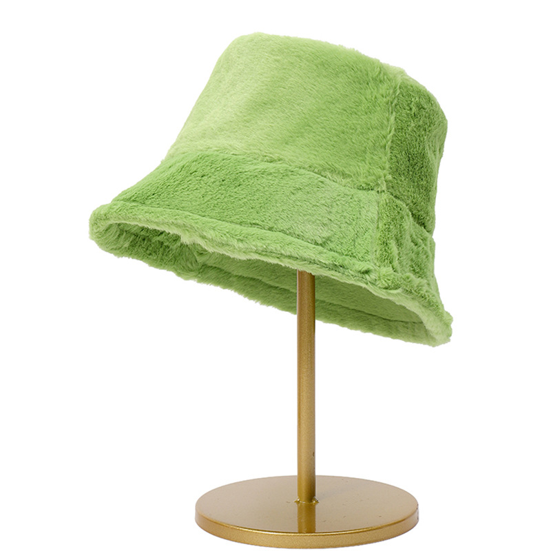 과일 녹색 어부 모자