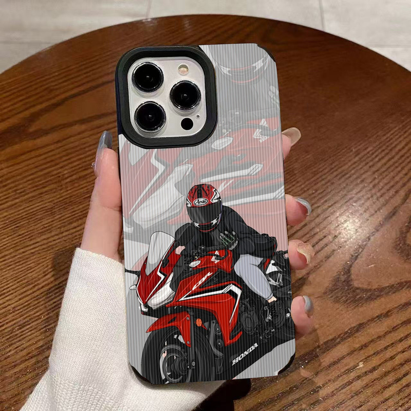 Motorcycle Boy 17Pro Is Suitable for Apple 17 17Promax 17Air 16 Protective Case 15 16Promax