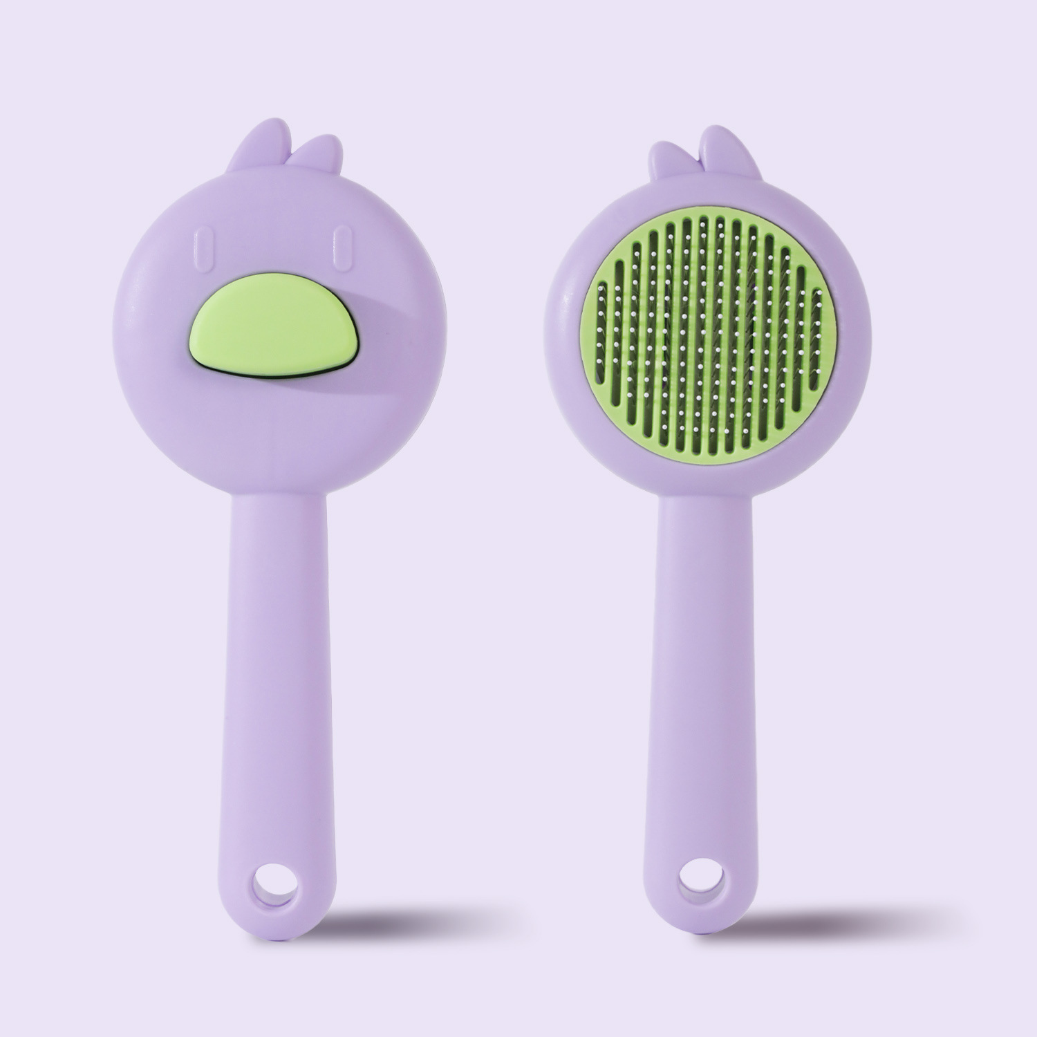 Peine para Eliminar Pelo de Mascotas Original al por Mayor, Universal para Perros y Gatos, Eliminación de Pelo Flotante con un Clic, Peine de Acero Inoxidable, Peine para Gatos