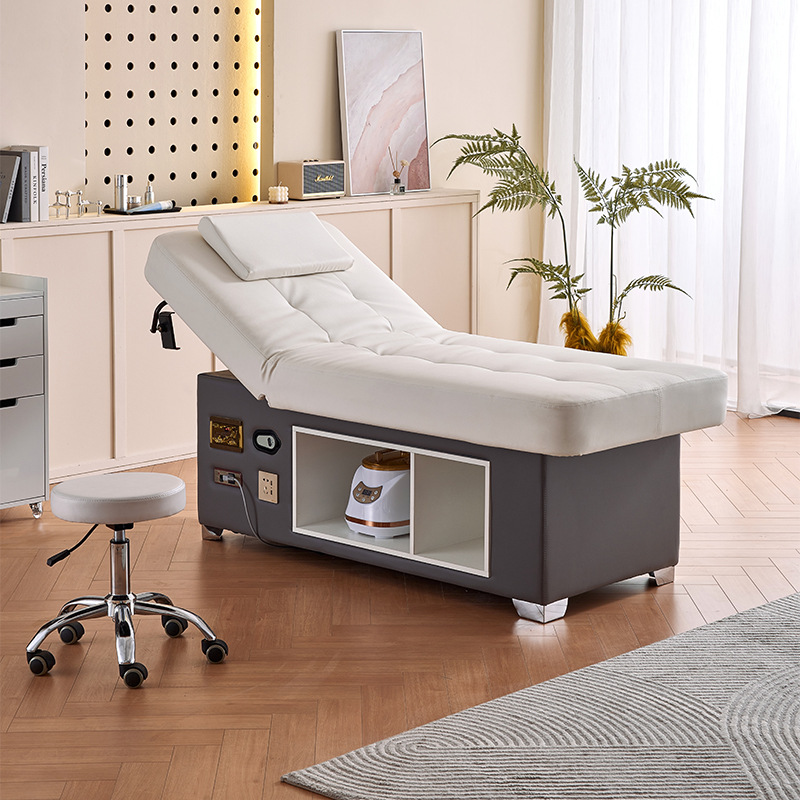 Multifuncional cama de belleza eléctrica SPA salón de belleza fisioterapia cama de masaje tatuaje cuerpo loción cama temperatura constante calefacción