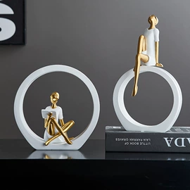 树脂工艺品;电视柜摆件;陶瓷工艺品