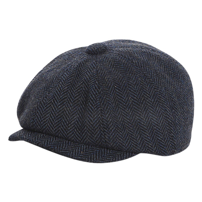 Autumn and winter children's Bailey hat children's cap parent-child adult cap baby octagonal newsboy cap men's and women's advanced cap