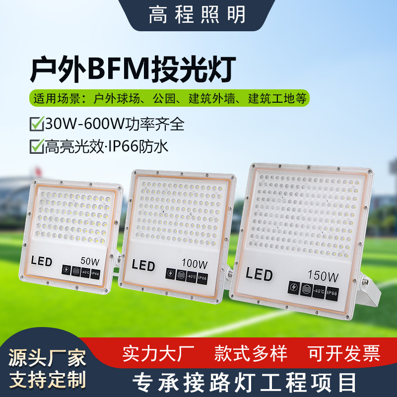 Luz de inundación LED fábrica impermeable iluminación al aire libre luz del estadio iluminación ingeniería lámpara de calle reflector Luz de inundación