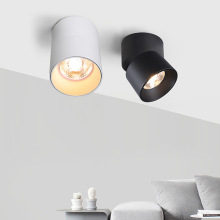 雷士照明led筒灯射灯明装可折叠免开孔天花灯客厅背景墙玄关灯