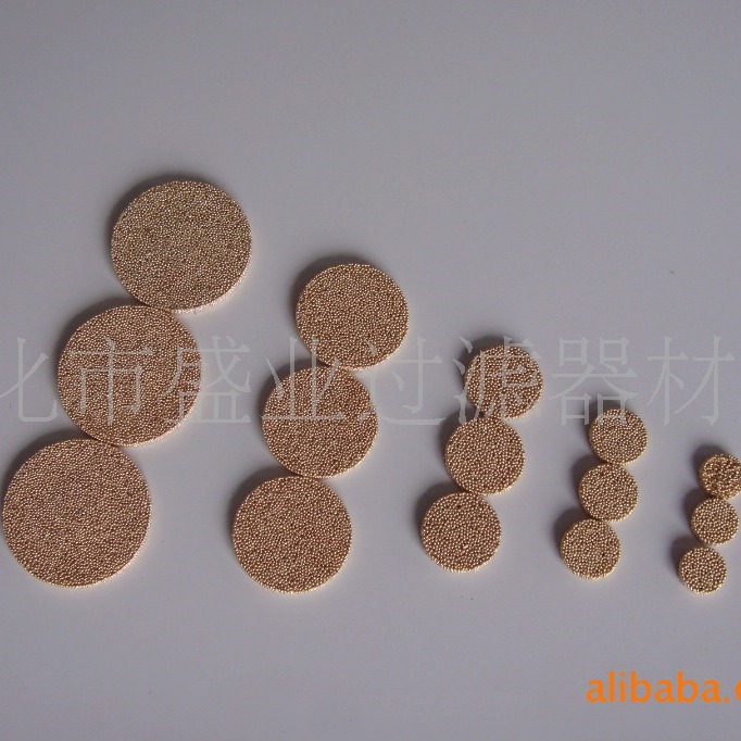 消声器滤芯铜粉烧结滤芯 过滤块滤棒 厂家定 做质量可靠