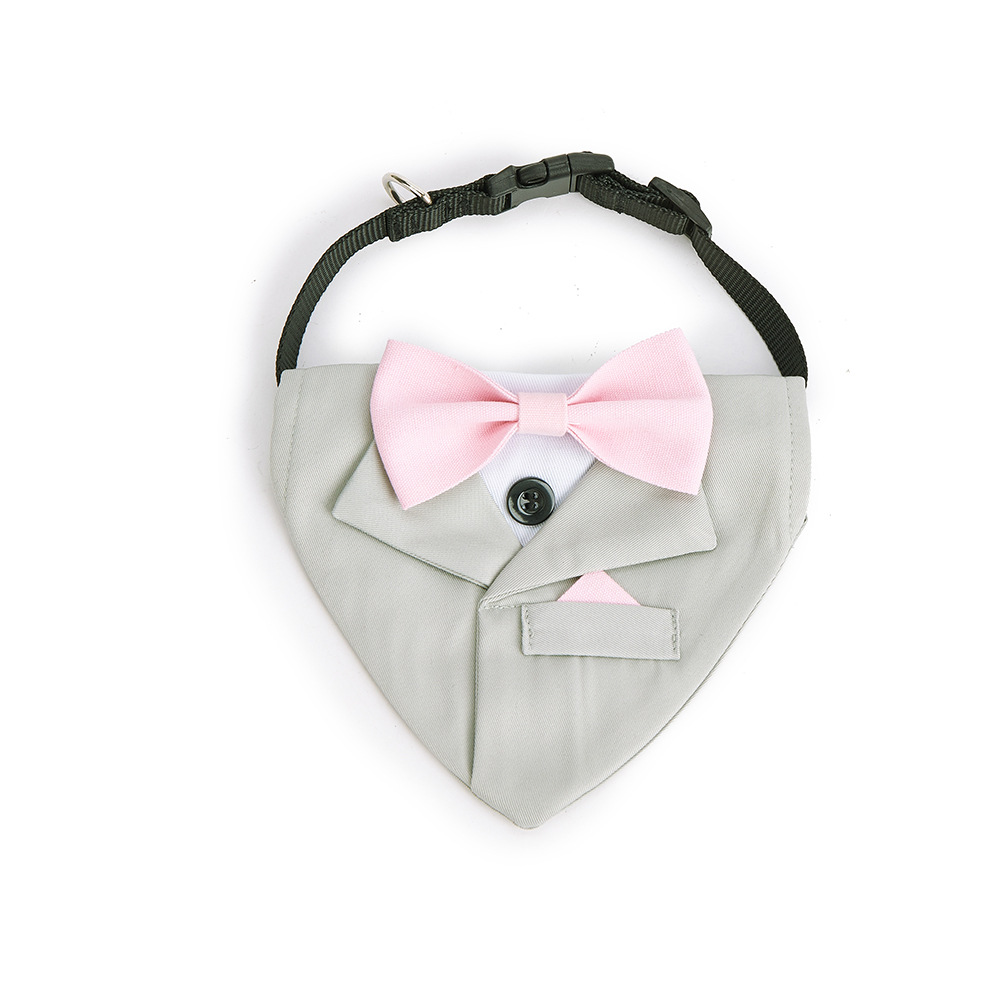 TANPOPO transfronterizo nuevo traje de mascota toalla triangular fiesta de bodas mascota decoración bufandas perros perros collares