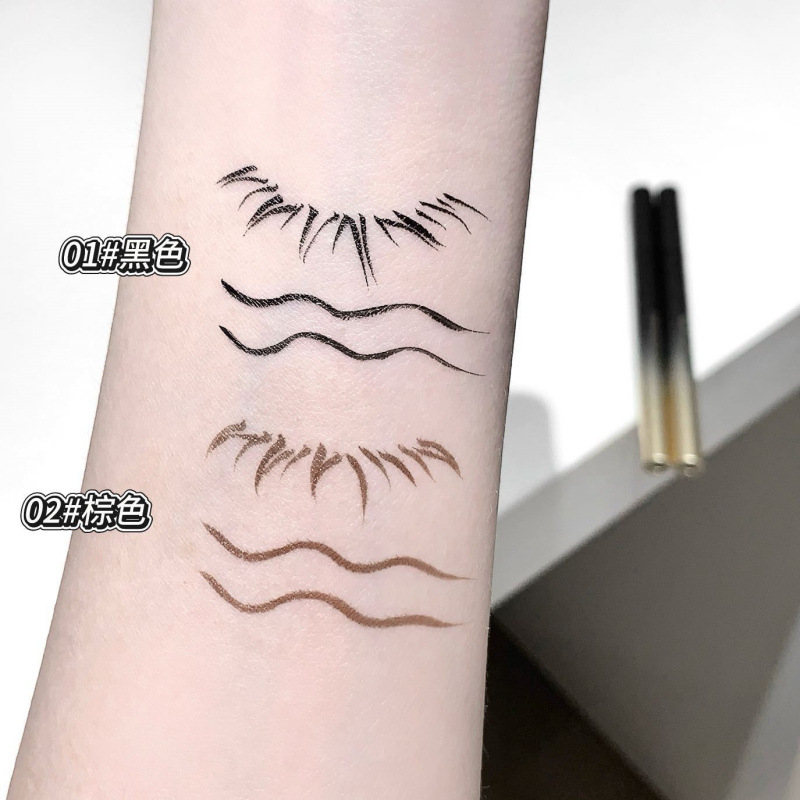 Kakashow natural temperamento delineador de ojos pen impermeable anti-transpiración no decoloración no es fácil de desvanecer maquillaje transfronterizo image 5