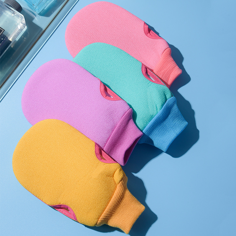 Toalla de baño de la muchacha noble Toalla de baño para adultos fábrica al por mayor de nuevo frotar barro quitar guantes de baño