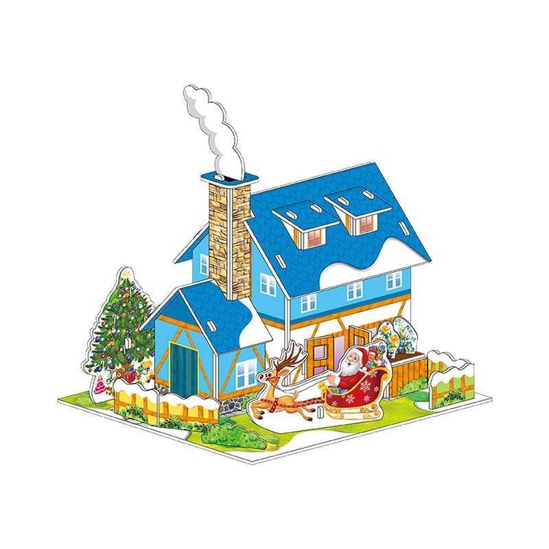 3d立体パズル子供親子玩具建築家手作り益智紙模型プレゼント|undefined