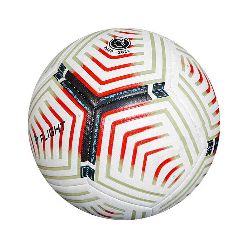 Torneo de la Premier League Fútbol cosido a mano pu4 No. 5 Fabricantes de fútbol Venta al por mayor de comercio exterior 15 generaciones de rojo