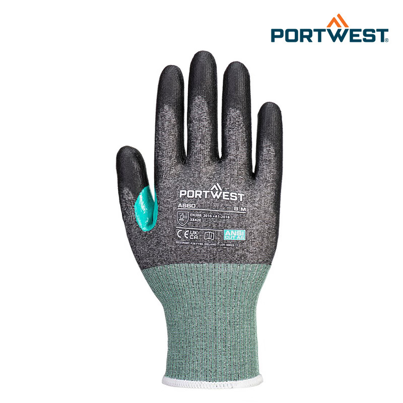 PORTWEST/波伟斯特 A660 CT200 VHR18 PU涂层防切割手套