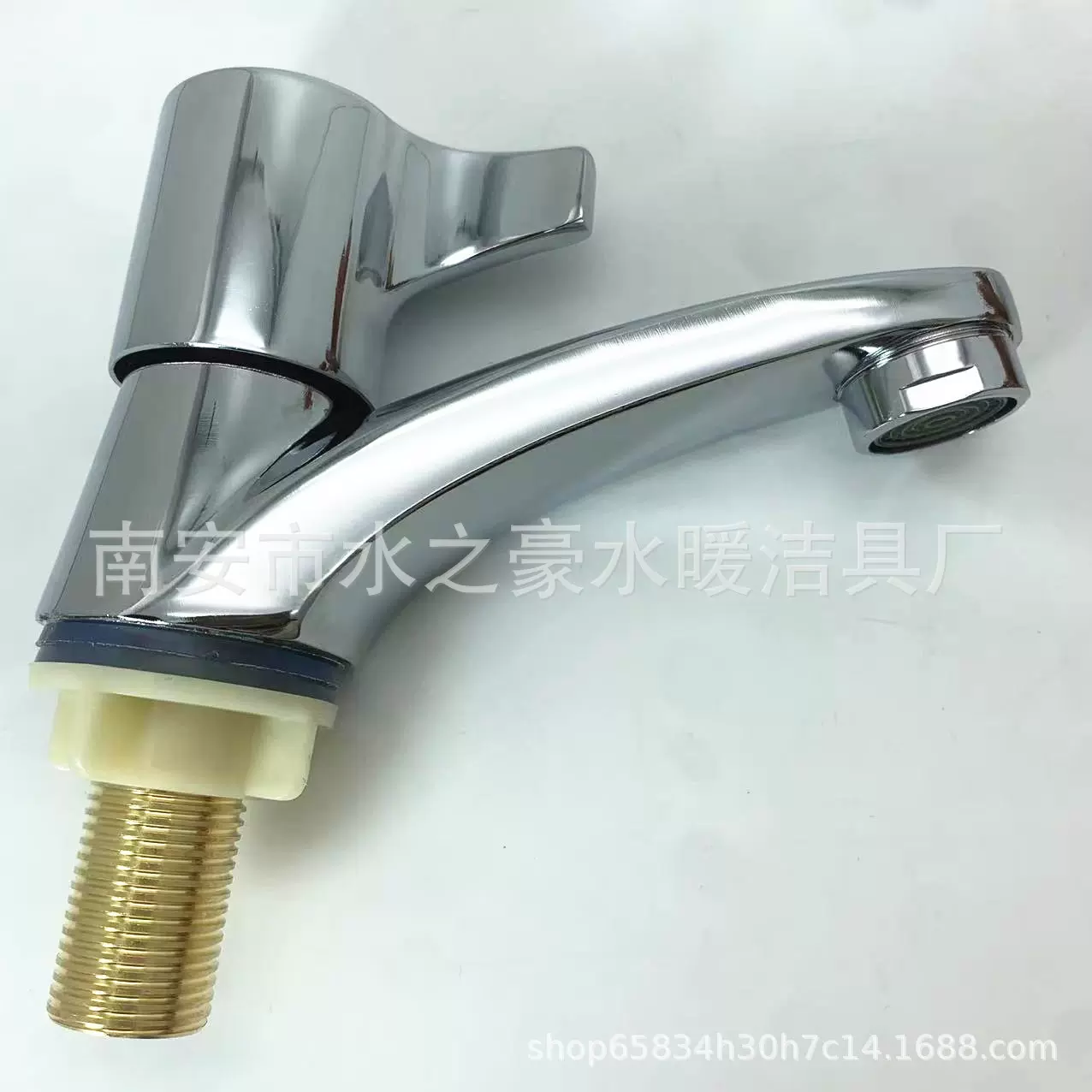 批发五金台式锌合金99面盆卫生间洗手盆面盆浴室单冷龙头厂家