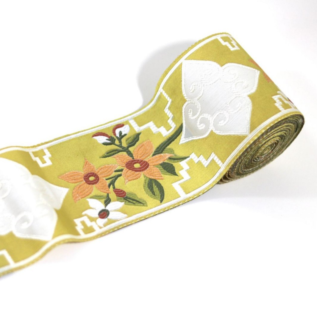 Banda jacquard de alta precisión de 9cm de ancho Hanfu falda de cara de caballo cojín de sofá mesa bandera de cama almohada costura de ropa encaje