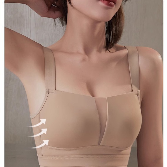 Large Bust Minimizing Anti-Sagging Bra Without Underwire, Plus Size Seamless Adjustable Beauty Back Bra, Anti-Sagging Side Breast Collection Bra
