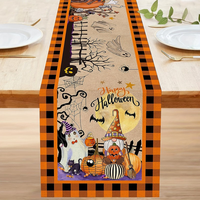 クロスボーダー新しいテーブルフラッグハイエンド漫画誕生日ハロウィンテーブルクロスマットリビングルームの装飾パーティーの装飾のカスタマイズ|undefined