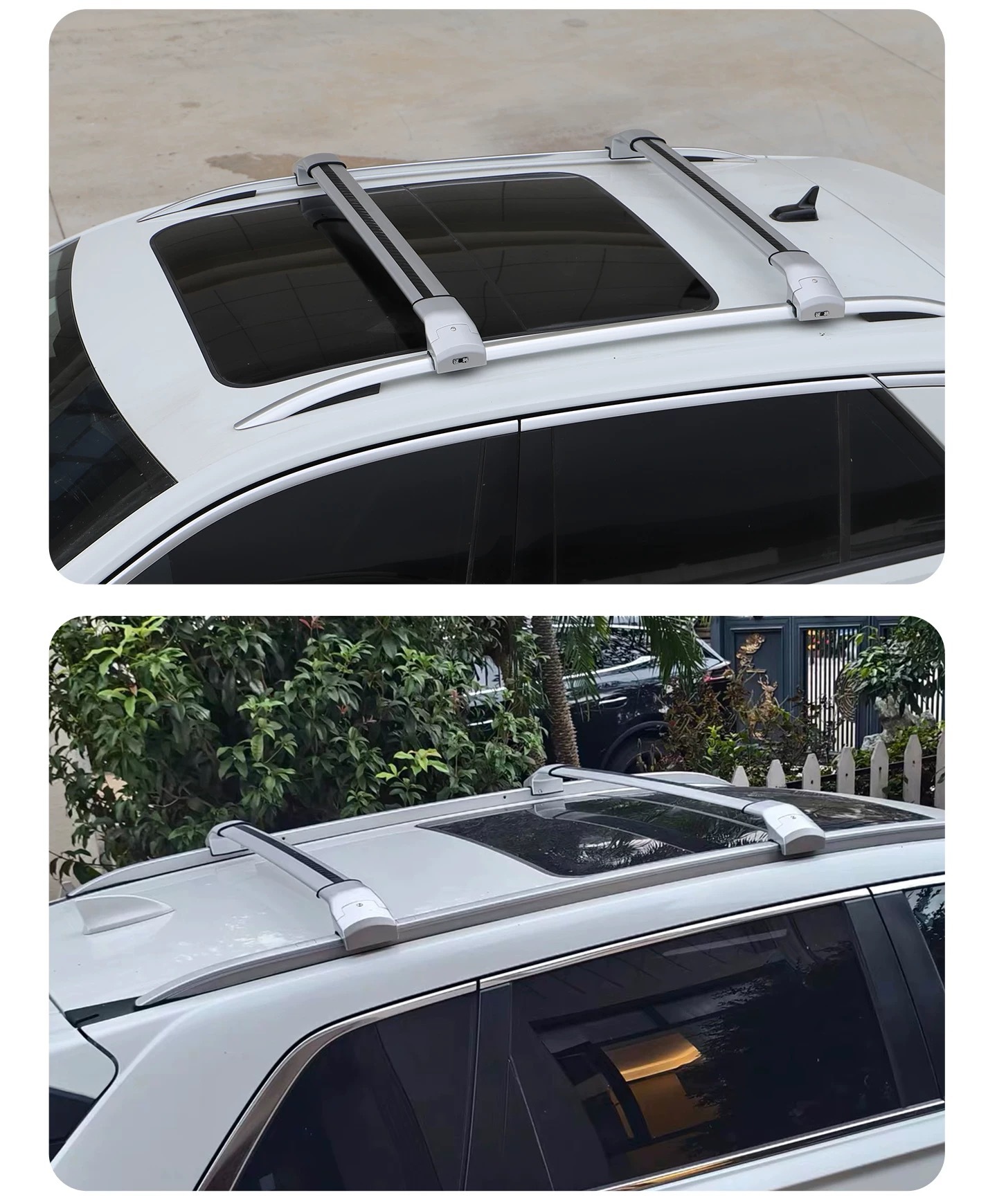 Silent vise type thickened aluminum alloy roof element PLUS Odyssey Elyson X1 Tang DM Song MAX crossbar frame