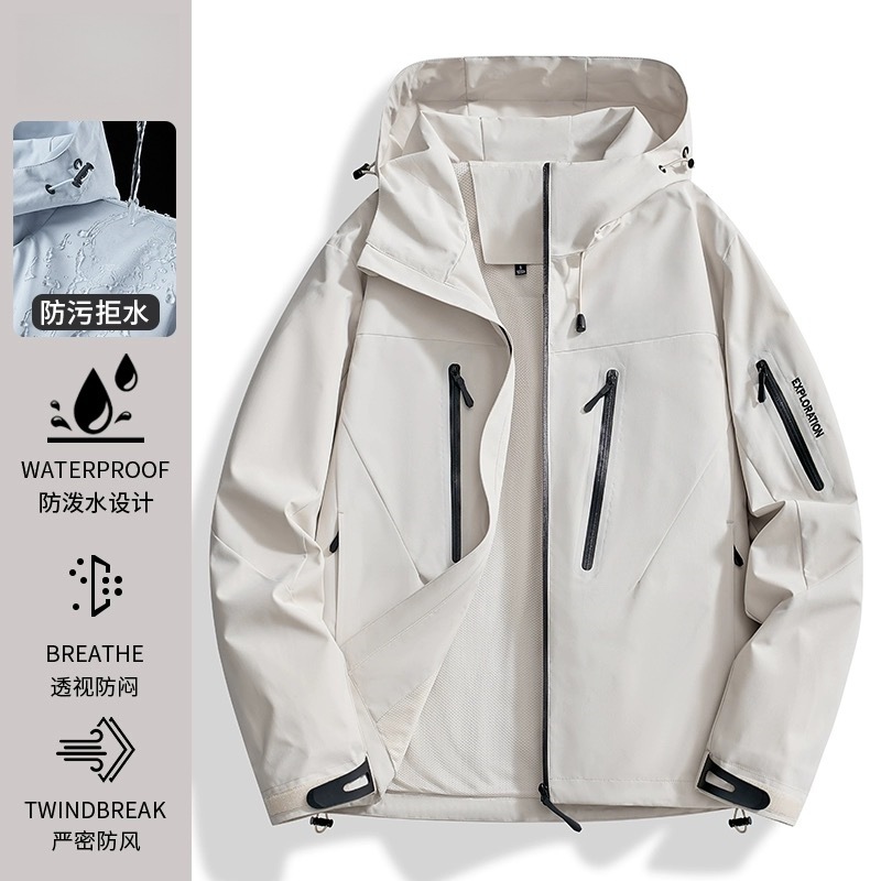 Pájaro con ropa de asalto para mujeres 3 en 1 al aire libre impermeable a prueba de viento y calentamiento de dos piezas de otoño y invierno concha dura ropa de montaña para hombres