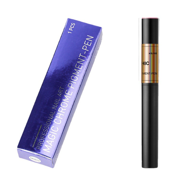 Concubina arte de uñas de lujo oro láser plata brillo espejo mágico pluma de la harina espejo cojín de aire pluma de color camaleón pluma mágica