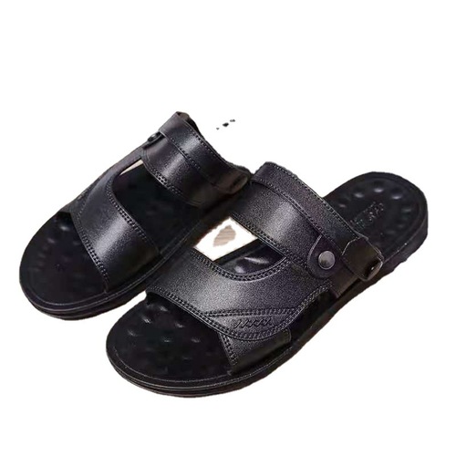  Summer New Men's Beach Shoes Slippers Two-in-One Street Stall Shoes Supermarket Casual Slippers for Men Vietnam Cross-border