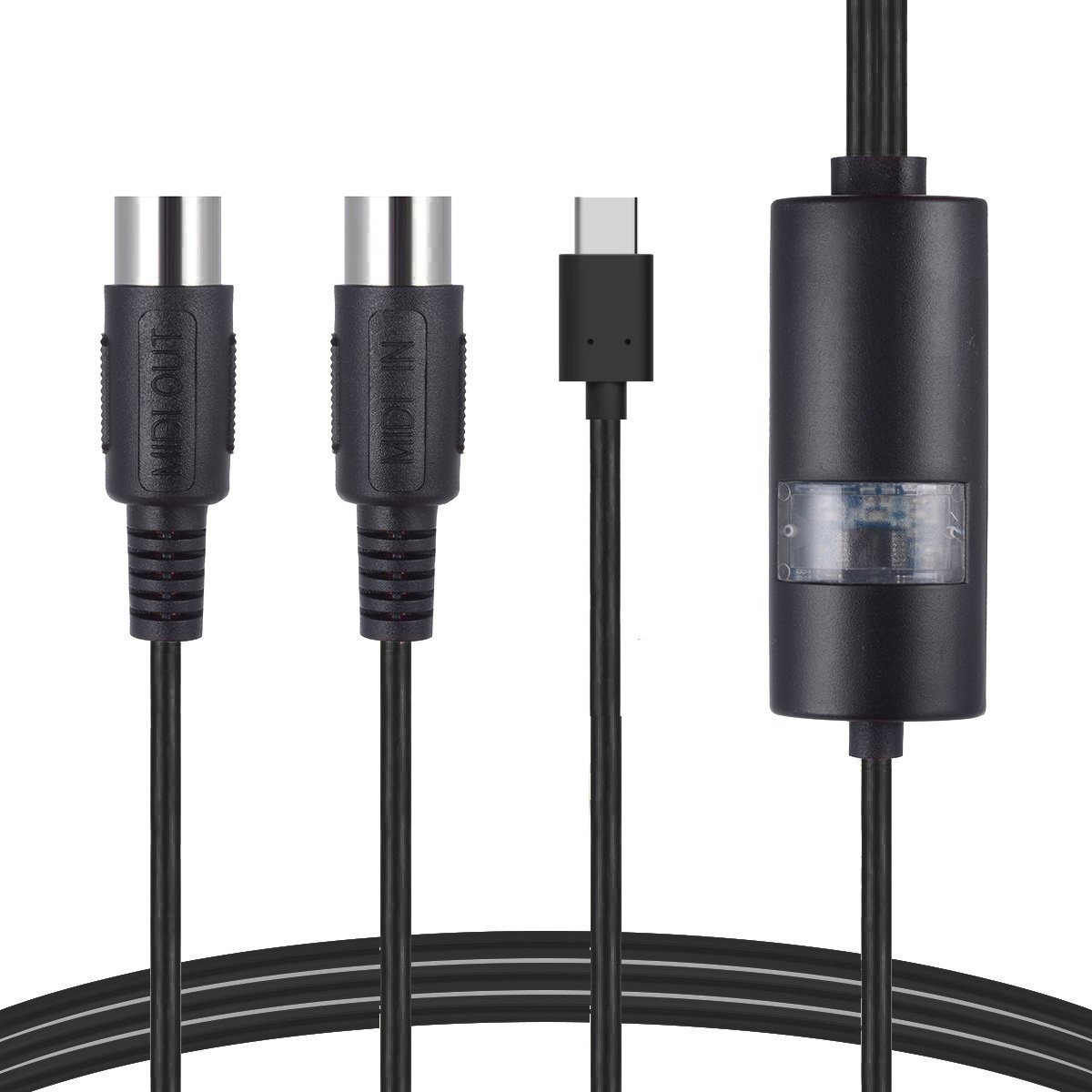 Five needles five needles MIDI turn USB-C Type-C Wire transfer MIDI Android apple line Computer Cable MacBook